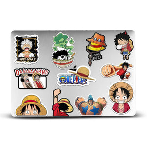One Piece Sticker Packs [50 sticker] waterproof vinyl decal for laptop, bike, car & bottle