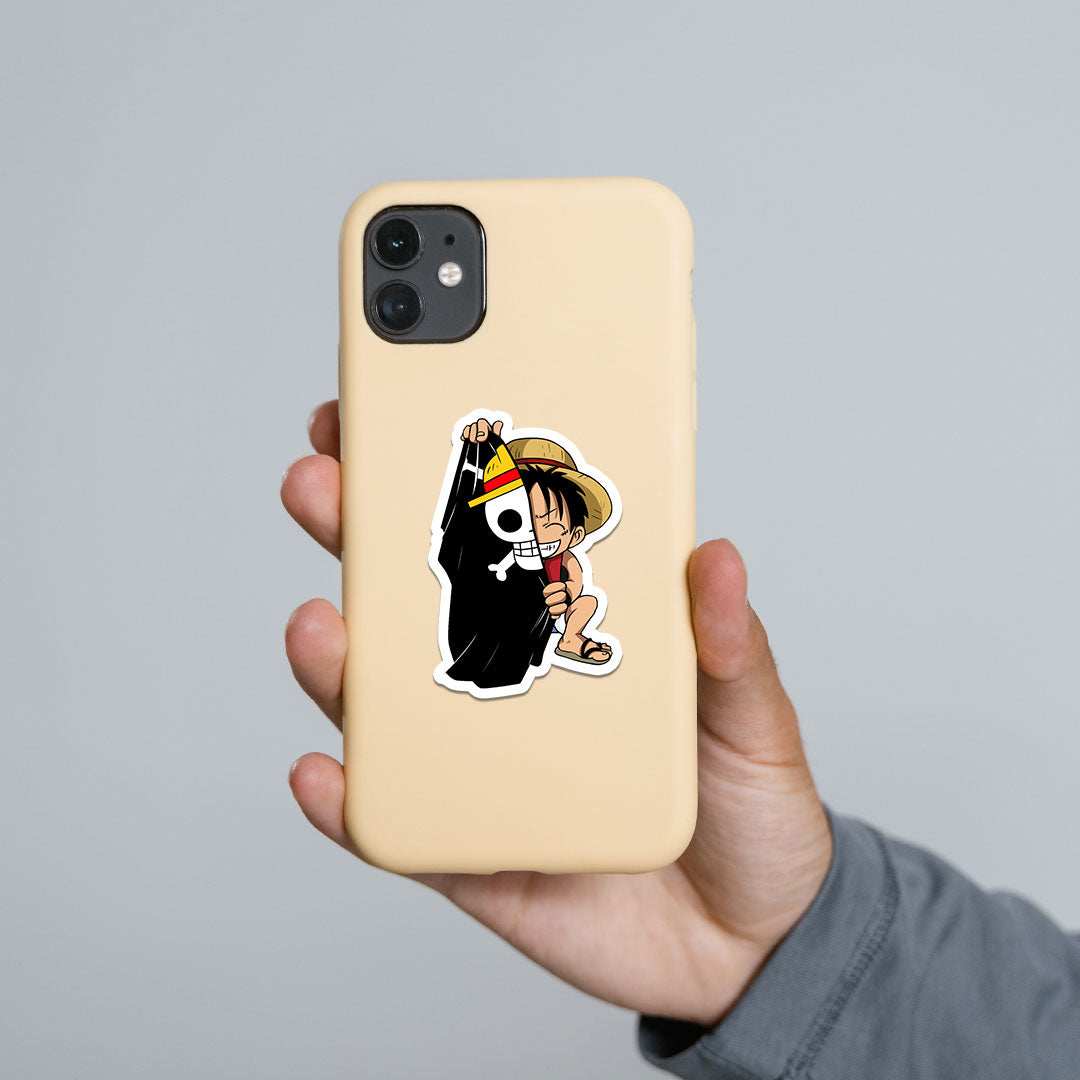 One Piece Sticker Packs [50 sticker] waterproof vinyl decal for laptop, bike, car & bottle