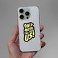 Only Music Can Save Us! Sticker waterproof vinyl decal for laptop, bike, car & bottle