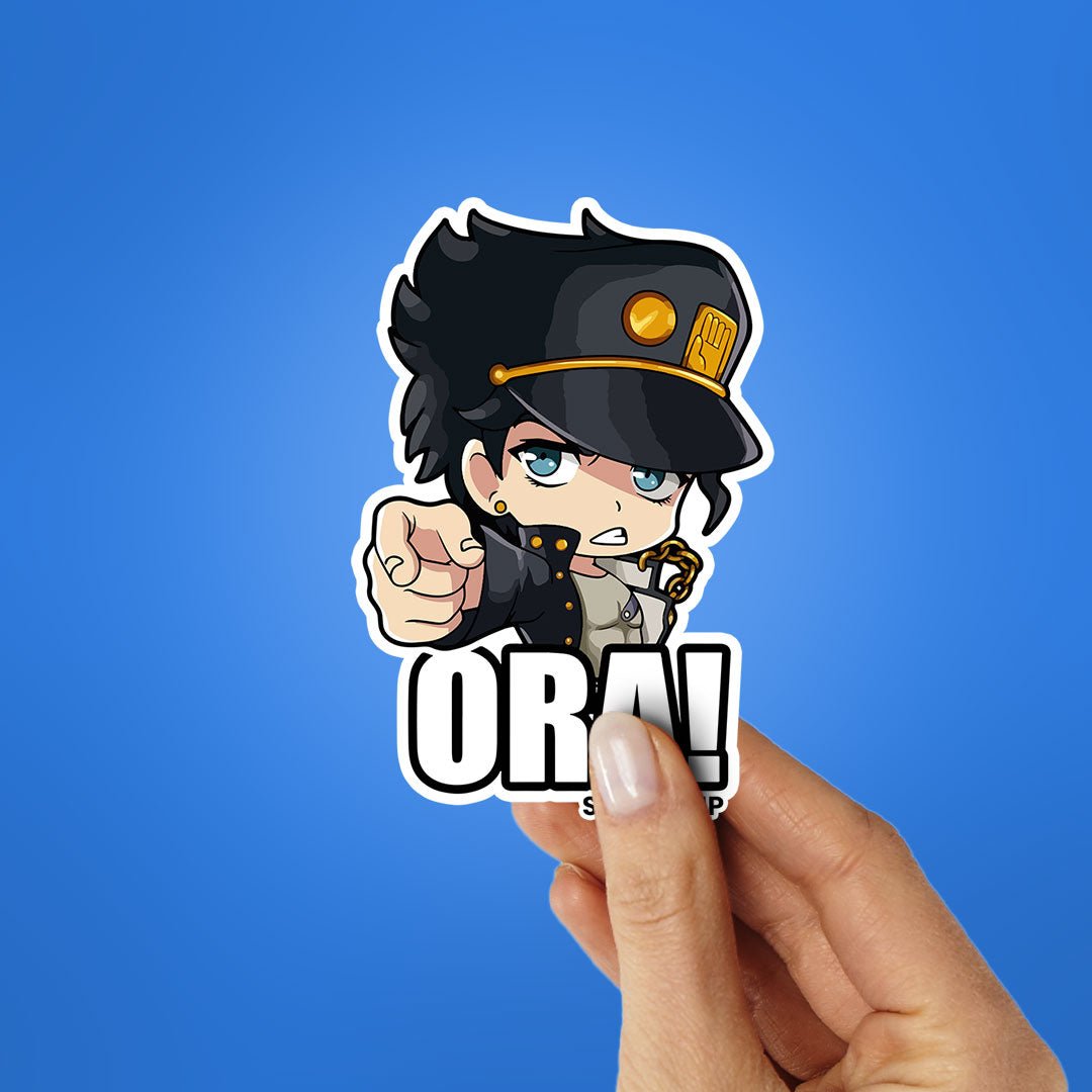 Ora! Sticker waterproof vinyl decal for laptop, bike, car & bottle