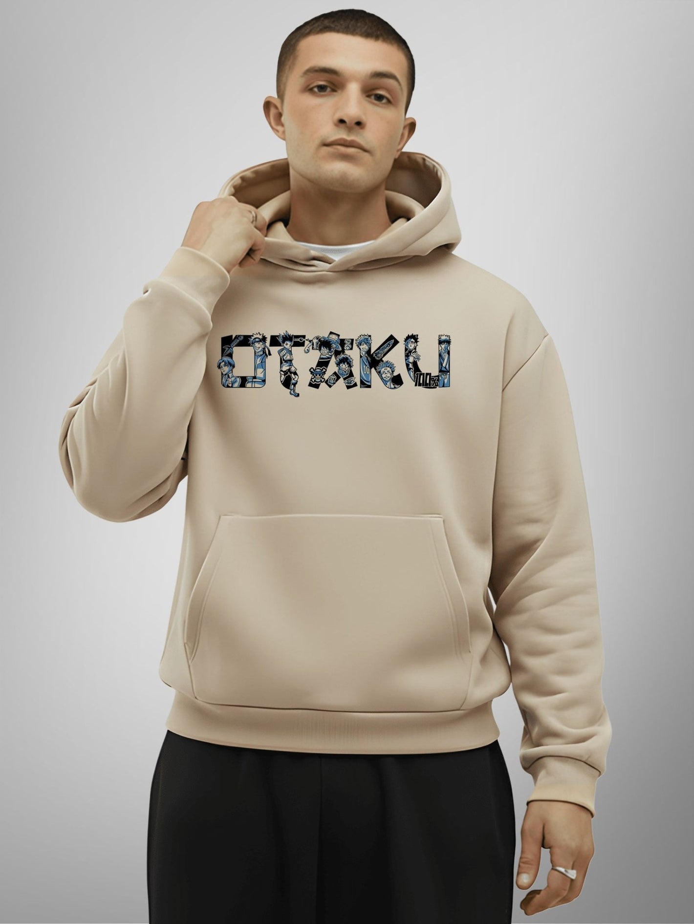 OTAKU OVERSIZED HOODIE - Premium oversized clothing by STICK IT UP