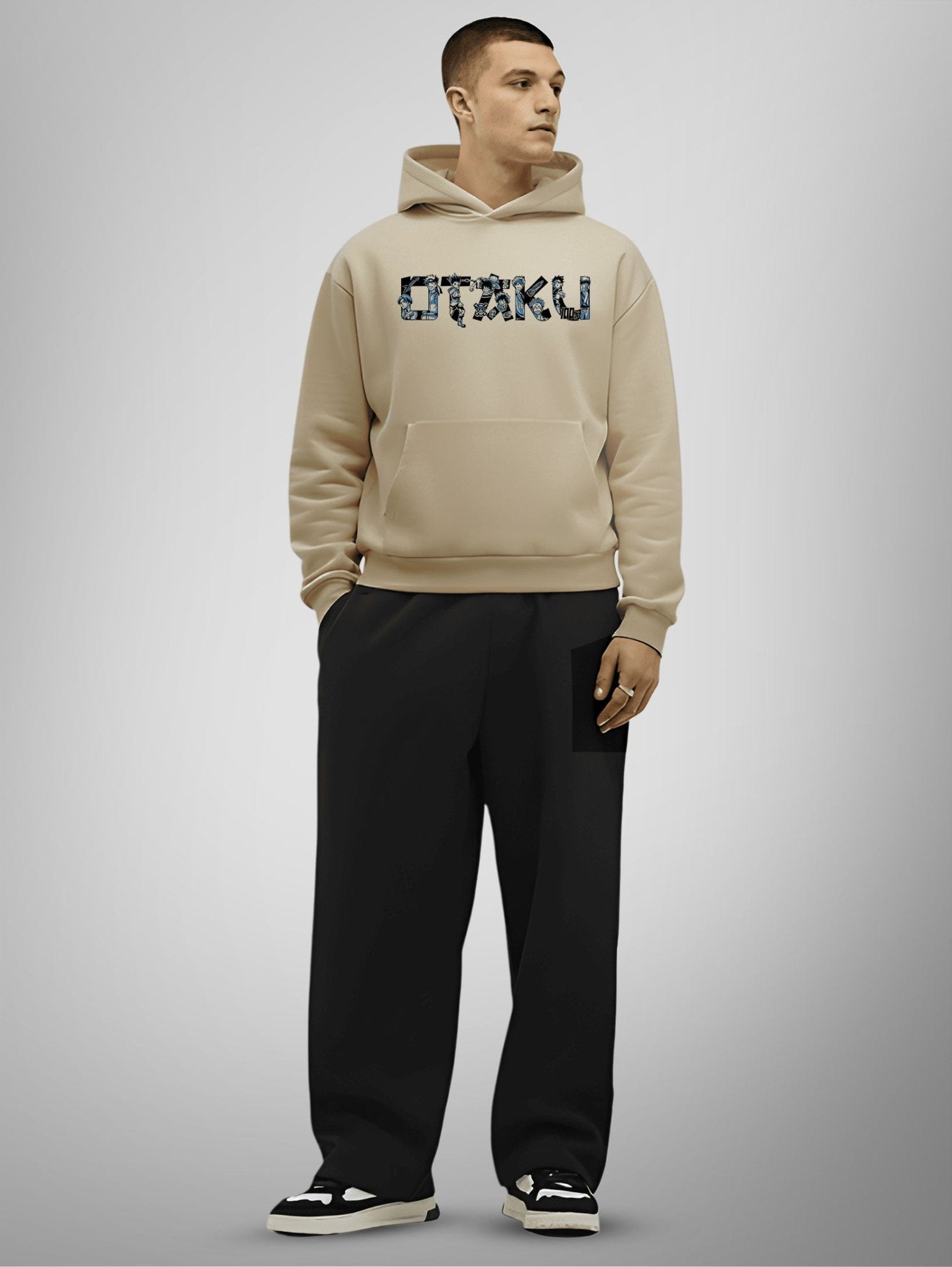 OTAKU OVERSIZED HOODIE - Premium oversized clothing by STICK IT UP