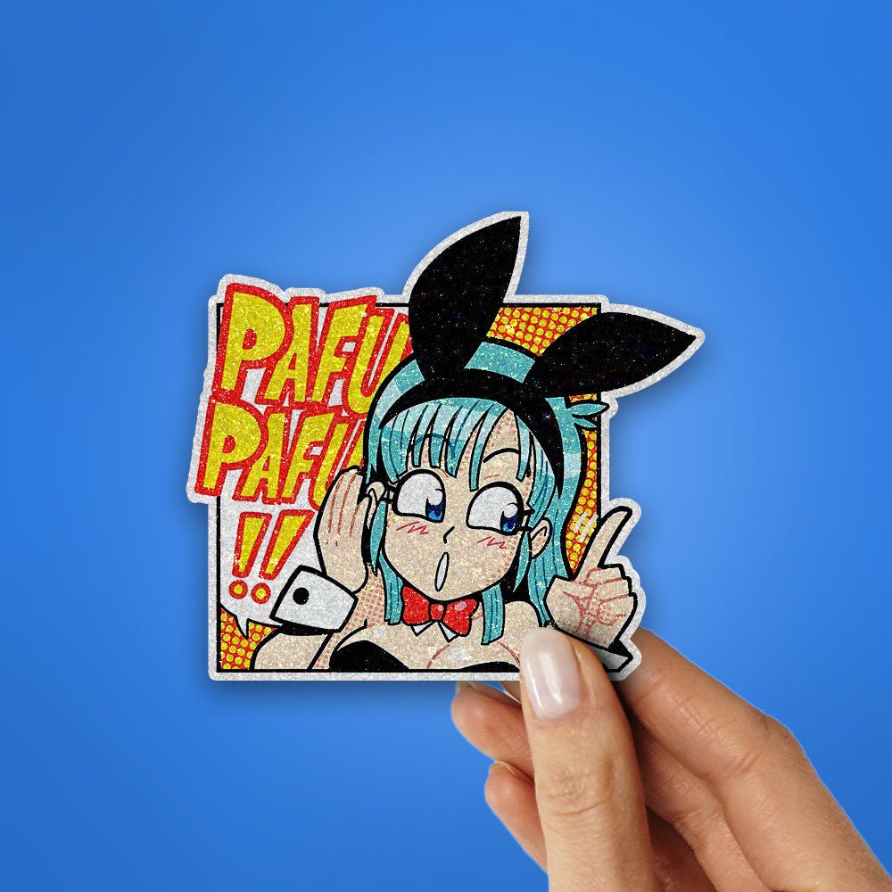 Pafu Pafu Glitter Sticker waterproof vinyl decal for laptop, bike, car & bottle