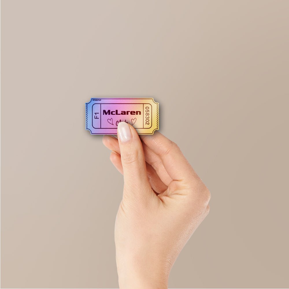 Papaya Racing Club Holographic Stickers - Holographic stickers | STICK IT UP