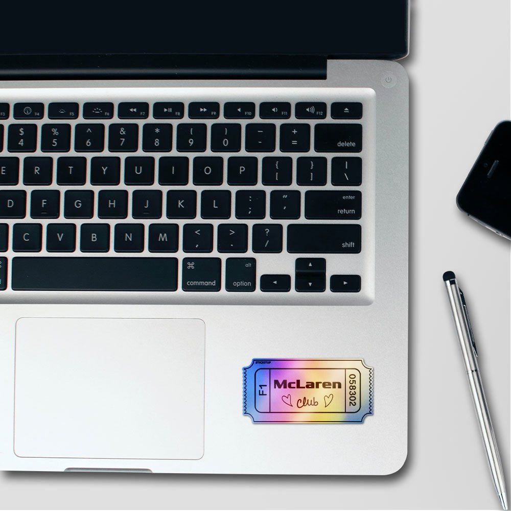Papaya Racing Club Holographic Stickers - Holographic stickers | STICK IT UP