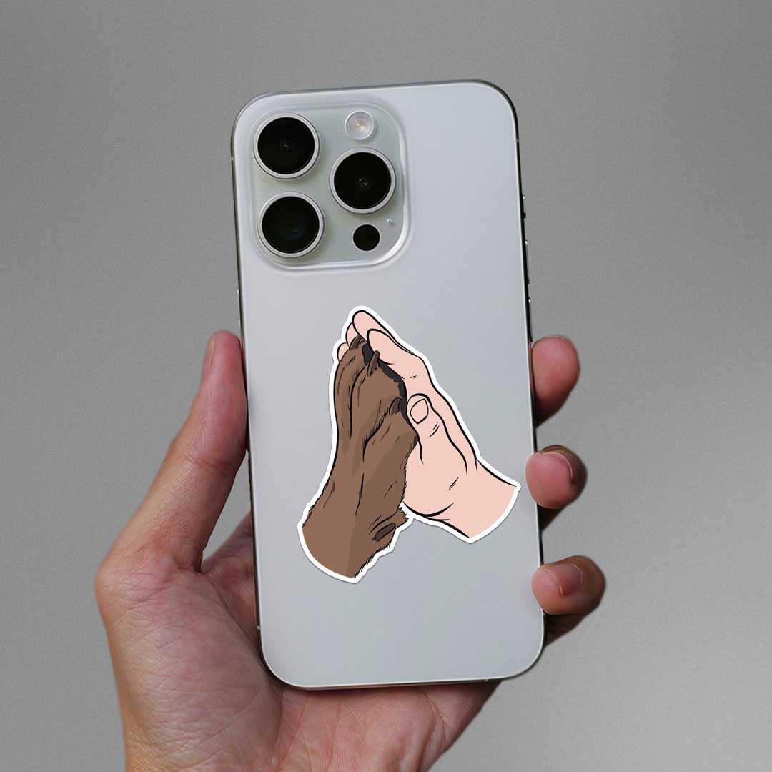 Paw Hifi Sticker waterproof vinyl decal for laptop, bike, car & bottle