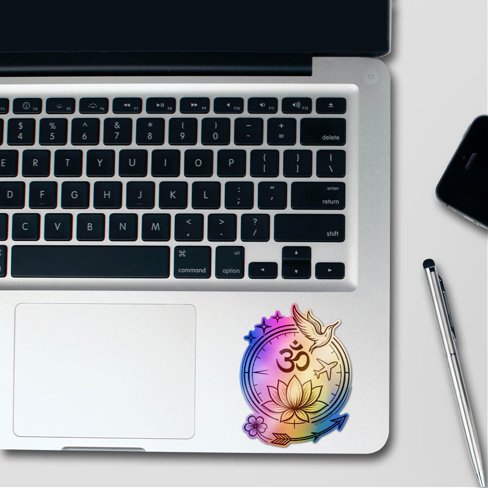 Peace 1.0 Holographic Stickers - Holographic stickers | STICK IT UP