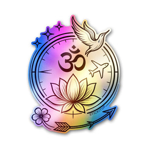 Peace 1.0 Holographic Stickers - Holographic stickers | STICK IT UP