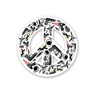 Peace 1.0 Sticker waterproof vinyl decal for laptop, bike, car & bottle