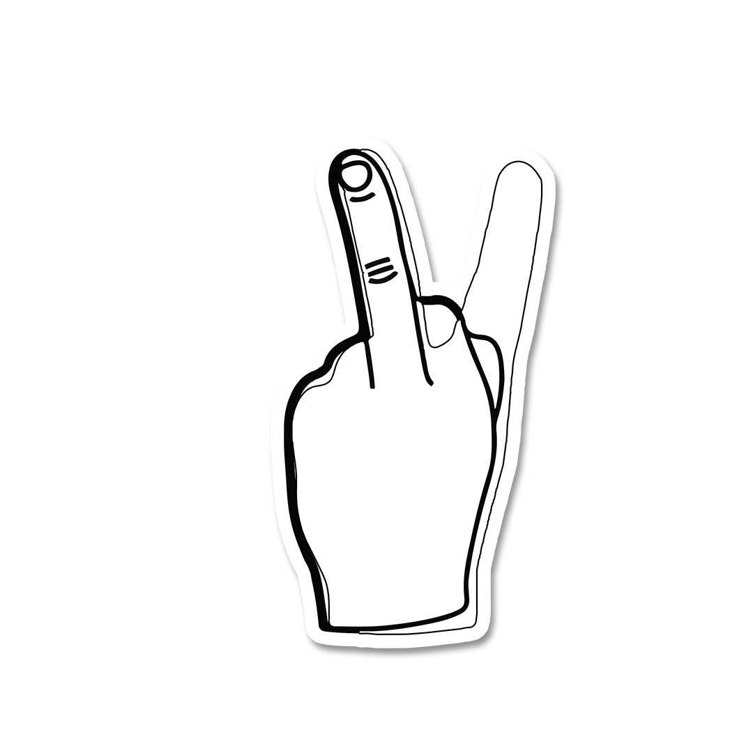 Buy Peace Sign Sticker Online | Stickers | STICK IT UP