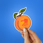 PEACH Sticker waterproof vinyl decal for laptop, bike, car & bottle