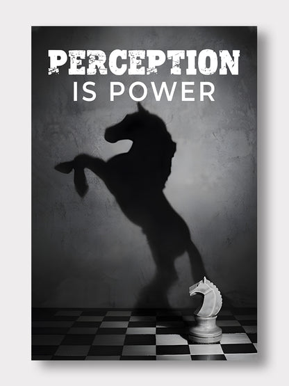 Perception is Power Canvas Art