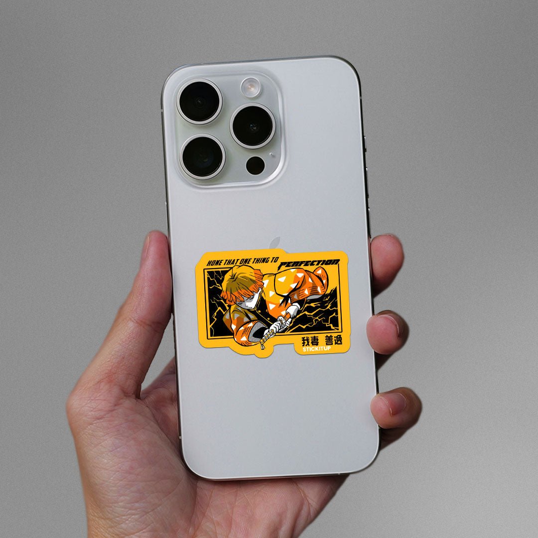 Perfection Sticker waterproof vinyl decal for laptop, bike, car & bottle