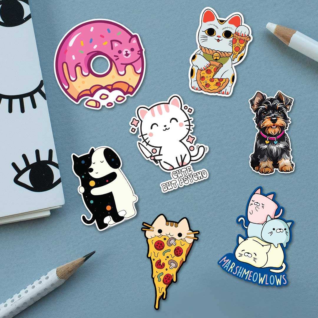 Pet Sticker Packs [50 sticker] - STICK IT UP