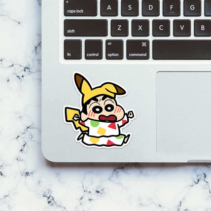 Pika Shinchan Sticker - STICK IT UP