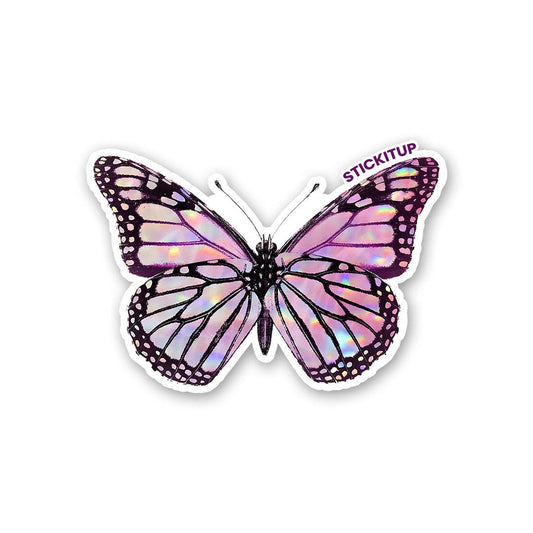 PINK BUTTERFLY Sticker - STICK IT UP
