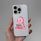 Pink Dino Reading Sticker - Stickers | STICK IT UP