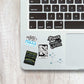 Pisces Mini Sticker Sheet waterproof vinyl decal for laptop, bike, car & bottle