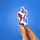 Pisces Sticker waterproof vinyl decal for laptop, bike, car & bottle