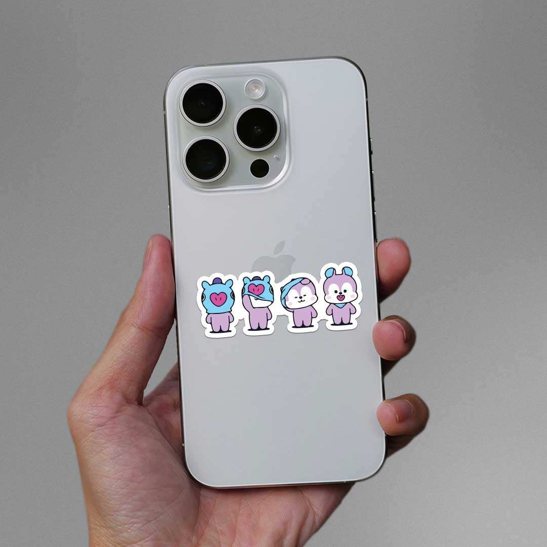 Pookie Gang Sticker waterproof vinyl decal for laptop, bike, car & bottle