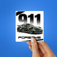 PORSHE 911 Sticker waterproof vinyl decal for laptop, bike, car & bottle