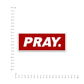 Pray Bumper Sticker waterproof vinyl decal for laptop, bike, car & bottle