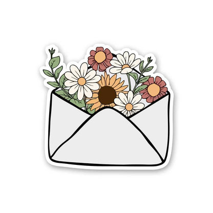 pretty envelop Sticker waterproof vinyl decal for laptop, bike, car & bottle