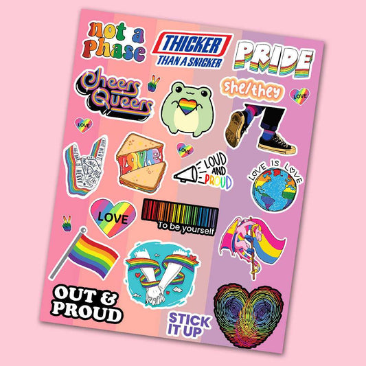Pride Mini Sticker Sheet - STICK IT UP