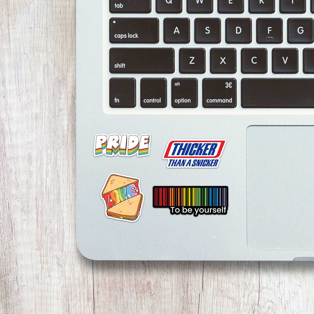 Pride Mini Sticker Sheet waterproof vinyl decal for laptop, bike, car & bottle