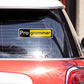 Pro grammer Bumper Sticker waterproof vinyl decal for laptop, bike, car & bottle