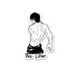 Pro Lifter Sticker waterproof vinyl decal for laptop, bike, car & bottle