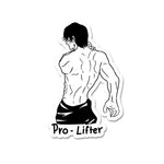 Pro Lifter Sticker waterproof vinyl decal for laptop, bike, car & bottle