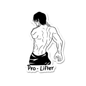 Pro Lifter Sticker waterproof vinyl decal for laptop, bike, car & bottle
