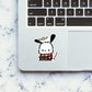 Pug Potter Sticker waterproof vinyl decal for laptop, bike, car & bottle