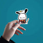 Pug Potter Sticker waterproof vinyl decal for laptop, bike, car & bottle
