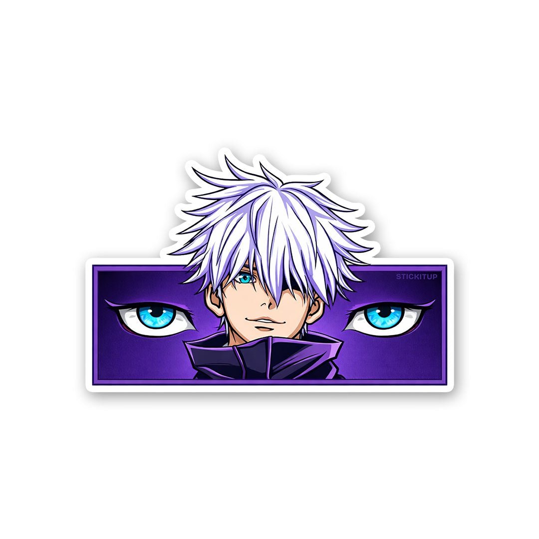 Purple Eyes Anime Sticker - Stickers | STICK IT UP