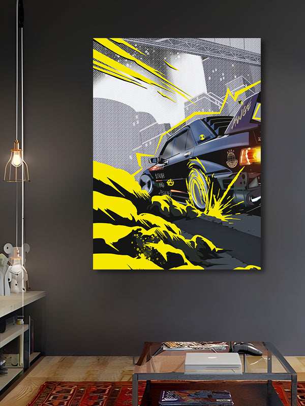 Race Canvas Art - STICK IT UP