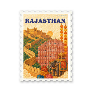 Rajasthan Stamp Sticker - Stickers | STICK IT UP