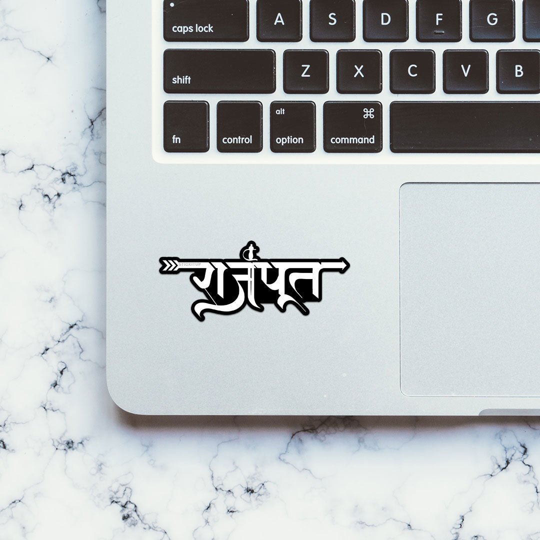 Rajput Sticker waterproof vinyl decal for laptop, bike, car & bottle