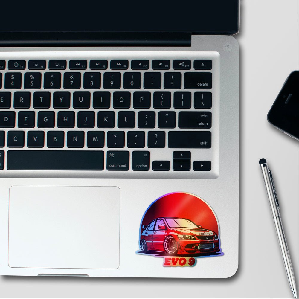 Rally Legend Red Holographic Stickers - Holographic stickers | STICK IT UP