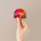 Rally Legend Red Holographic Stickers - Holographic stickers | STICK IT UP