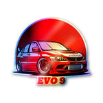 Rally Legend Red Holographic Stickers - Holographic stickers | STICK IT UP