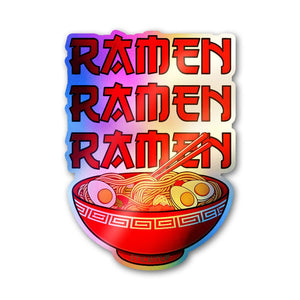 Ramen Holographic Stickers - Holographic stickers | STICK IT UP