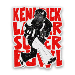 Rapper Big Game Moment Glitter Sticker - Glitter Stickers | STICK IT UP