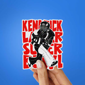 Rapper Big Game Moment Glitter Sticker - Glitter Stickers | STICK IT UP