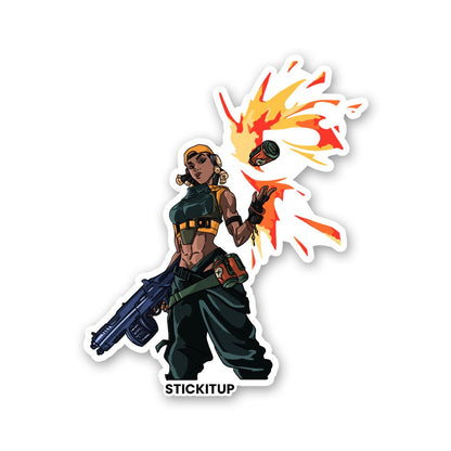 RAZE Sticker waterproof vinyl decal for laptop, bike, car & bottle