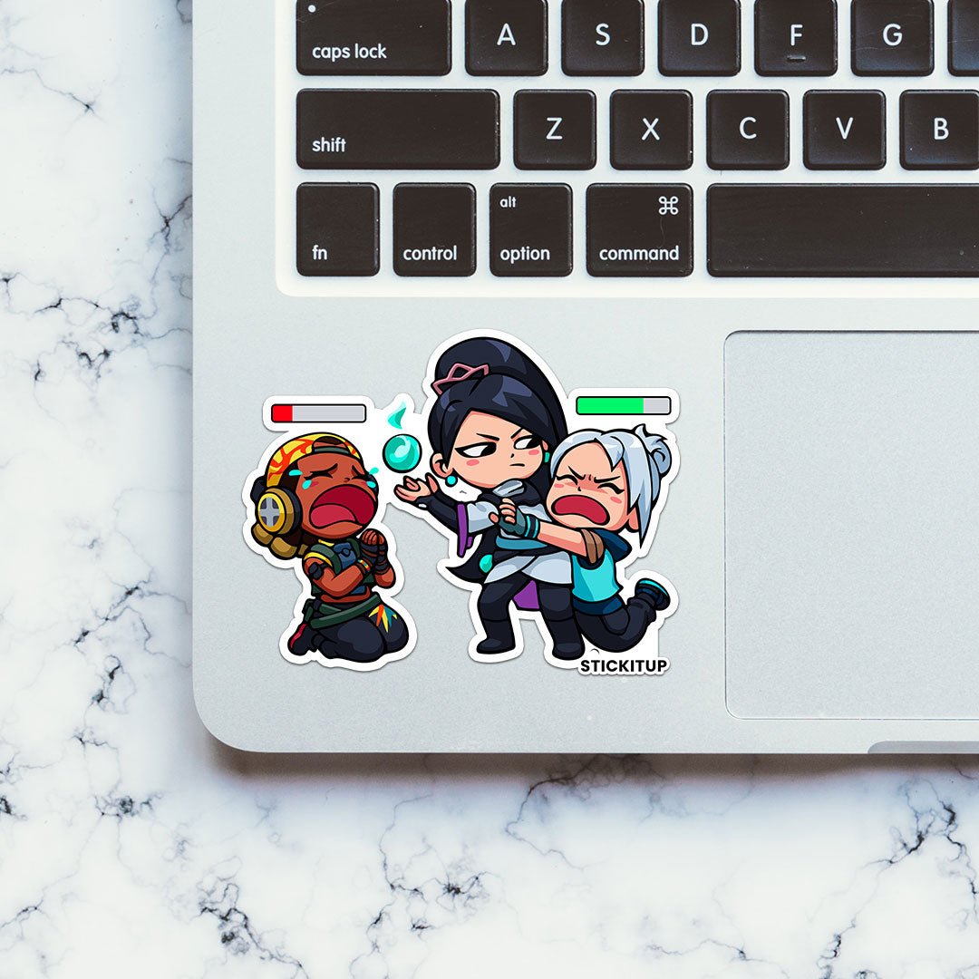 RAZE VS JETT Sticker waterproof vinyl decal for laptop, bike, car & bottle