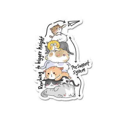 Reaching Foir Bigger Heights Sticker - STICK IT UP