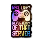 Real Life Game Holographic Stickers waterproof vinyl decal for laptop, bike, car & bottle
