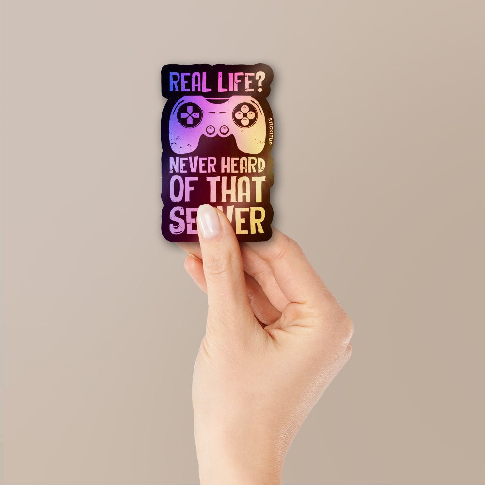 Real Life Sticker Buy Real Life Game Holographic Stickers Online | Premium Waterproof ...